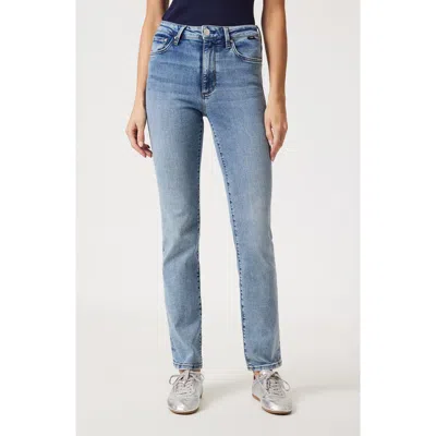 Mavi Jeans Kendra Straight Leg Jeans In Light Brushed Tribeca
