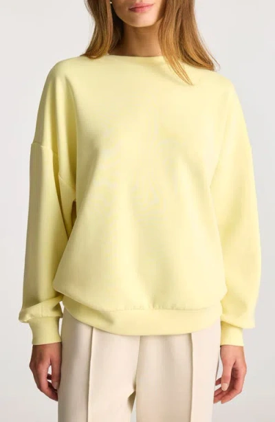Mavi Jeans Lemon Oversize Sweatshirt In Yellow
