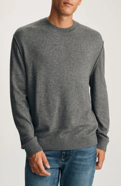 Mavi Jeans Lightweight Crewneck Sweater In Gray
