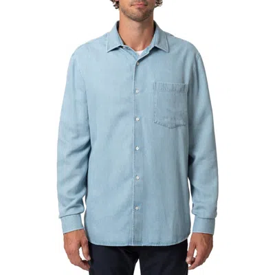 Mavi Jeans Long Sleeve Denim Button-up Shirt In Indigo