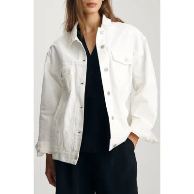 Mavi Jeans Luna Denim Jacket In White