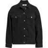 Mavi Jeans Luna Denim Trucker Jacket In Animal Print