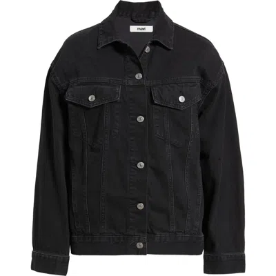 Mavi Jeans Luna Denim Trucker Jacket In Animal Print