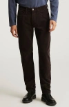 Mavi Jeans Marcus Slim Straight Leg Corduroy Pants In Black