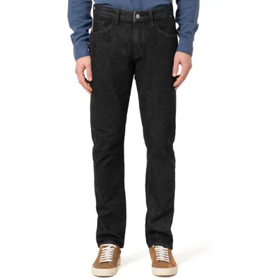 Mavi Jeans Marcus Slim Straight Leg Jeans In Black Selvedge
