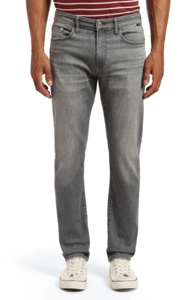 Mavi Jeans Marcus Slim Straight Leg Jeans In Mid Grey Feather Blue