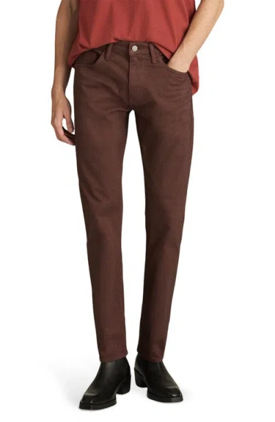Mavi Jeans Marcus Slim Straight Leg Pants In Brown