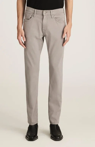 Mavi Jeans Marcus Slim Straight Leg Twill Pants In Gray
