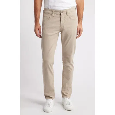 Mavi Jeans Marcus Slim Straight Leg Twill Pants In Latte Luxe Twill