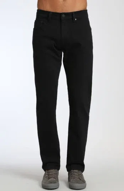 Mavi Jeans Marcus Straight Leg Jeans In Black Boston