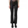 Mavi Jeans Maria Coated Bootcut Jeans In Black Coated