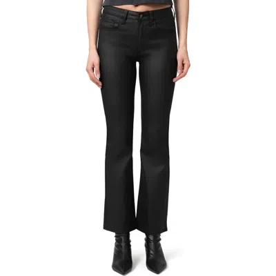 Mavi Jeans Maria Coated Bootcut Jeans In Black Coated