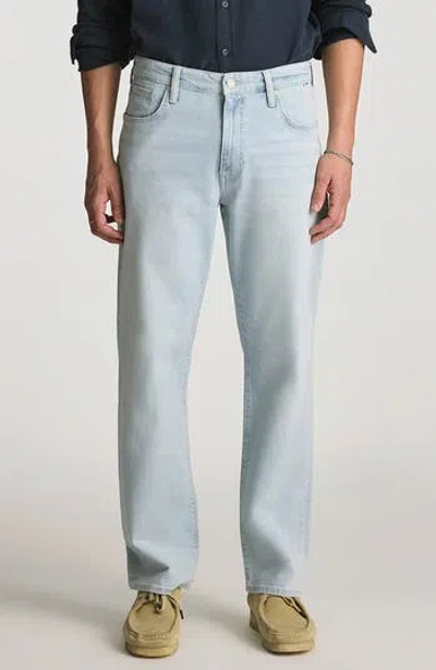 Mavi Jeans Marlon Relaxed Straight Leg Jeans In Bleached Ocean Blue