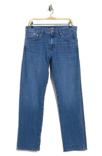Mavi Jeans Matt Mid Rise Straight Leg Jeans In Blue
