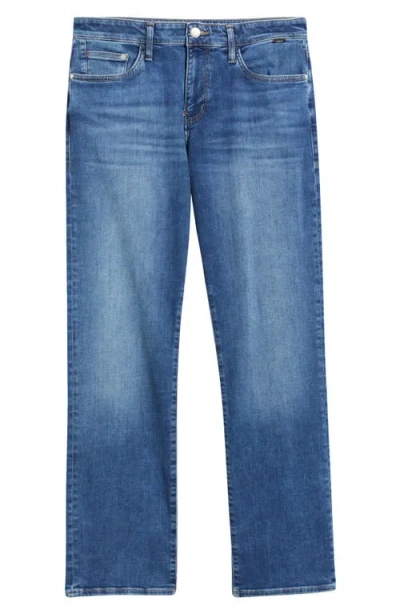 Mavi Jeans Matt Relaxed Straight Fit Jeans In Dark Brushed Feather Blue