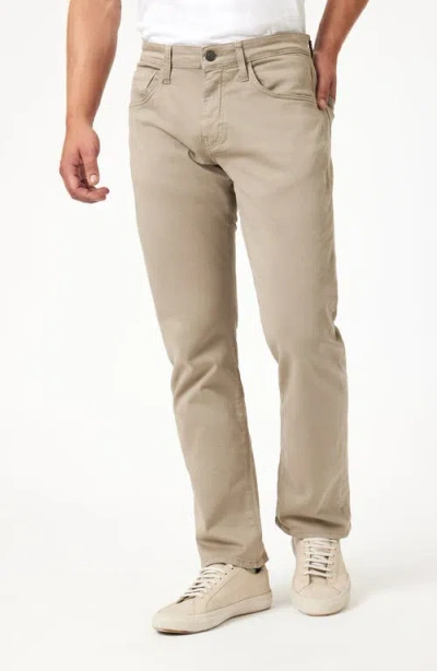 Mavi Jeans Matt Relaxed Straight Leg Twill Pants In Neutral