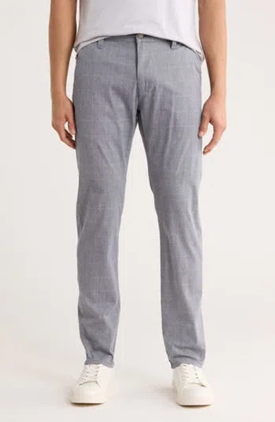 Mavi Jeans Milton Check Denver Chinos In Gray