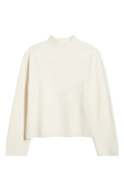 Mavi Jeans Mock Neck Sweater In Coconut Milk