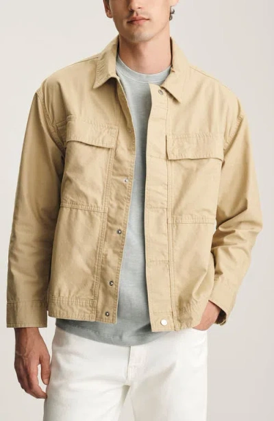 Mavi Jeans Multipocket Button-up Shirt In Neutral