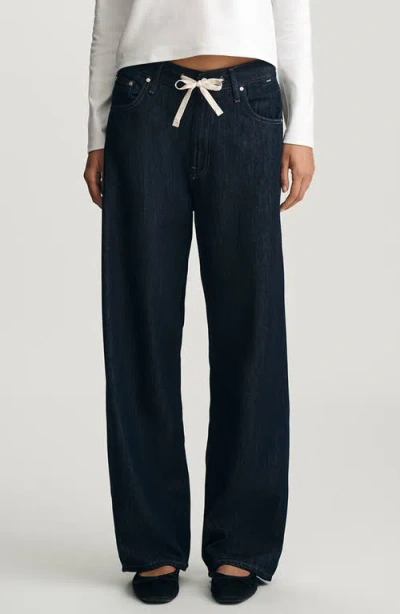 Mavi Jeans Nella Drawstring High Waist Jeans In Blue