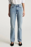 Mavi Jeans New York High Waist Ankle Straight Leg Jeans In Blue