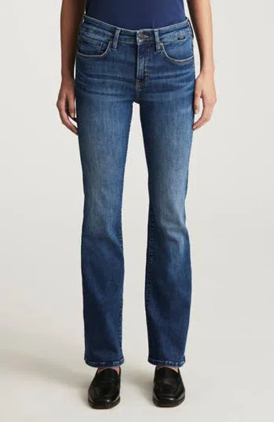 Mavi Jeans New York High Waist Ankle Straight Leg Jeans In Blue