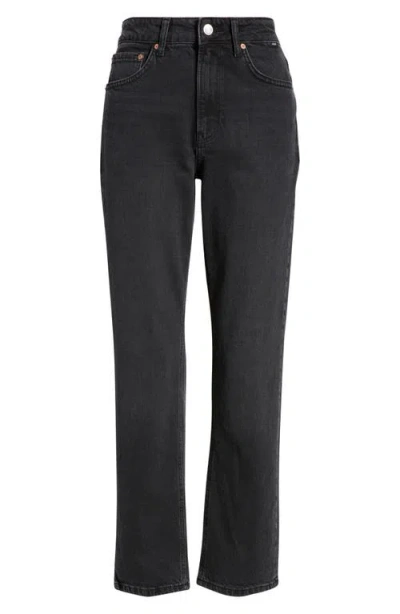 Mavi Jeans New York Straight Leg Jeans In Black