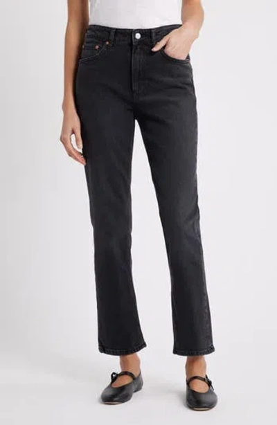 Mavi Jeans New York Straight Leg Jeans In Black