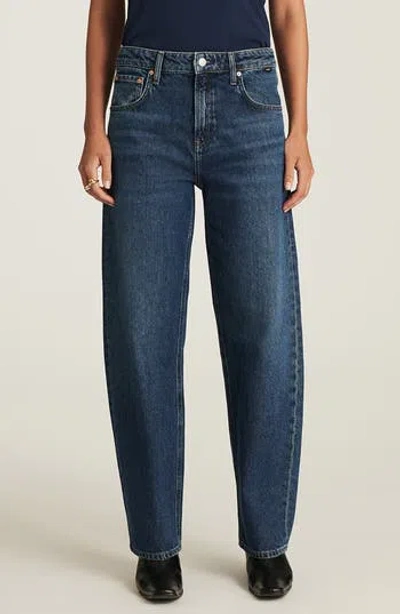 Mavi Jeans Nica High Waist Barrel Jeans In Blue