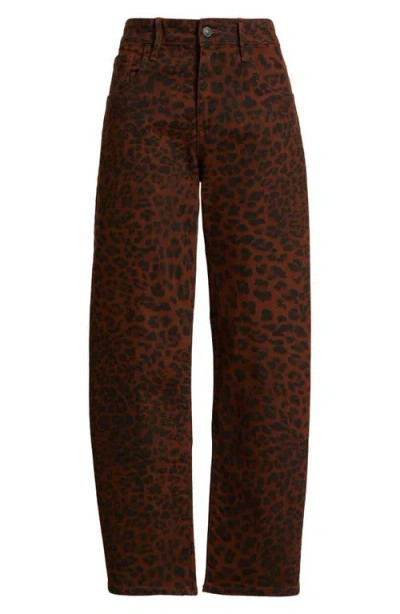 Mavi Jeans Nica High Waist Barrel Leg Jens In Brown
