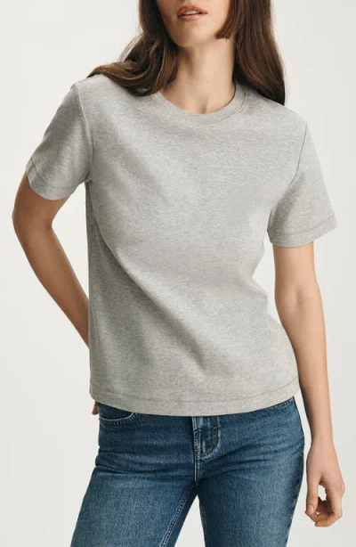 Mavi Jeans Nina Crewneck Cotton T-shirt In Gray