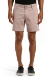 Mavi Jeans Noah Flat Front Stretch Twill Shorts In Rose Twill