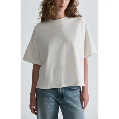 Mavi Jeans Oversize Crewenck T-shirt In Antique White
