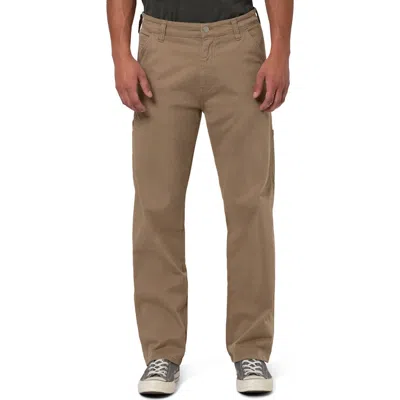 Mavi Jeans Oxford Loose Fit Cotton Stretch Twill Pants In Brown