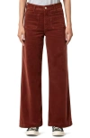 Mavi Jeans Paloma Marine Patch Pocket High Waist Wide Leg Corduroy Pants In Andorra Cord