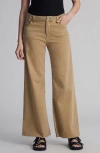 Mavi Jeans Paloma Mid Rise Wide Leg Jeans In Brown