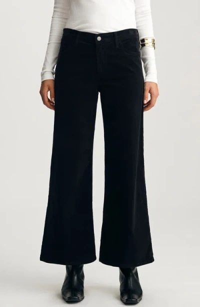 Mavi Jeans Paloma Wide Leg Velvet Pants In Blue
