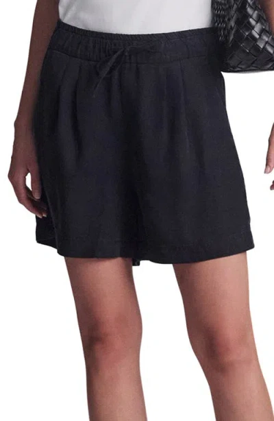 Mavi Jeans Penny Drawstring Shorts In Black