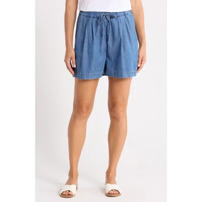 Mavi Jeans Penny Drawstring Shorts In Blue