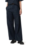Mavi Jeans Pera Pleated High Waist Wide Leg Pants In Rinse Denim