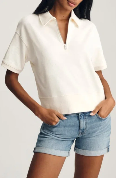 Mavi Jeans Polo Sweatshirt In White