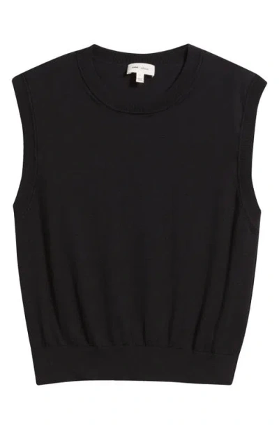 Mavi Jeans Pullover Cotton Sweater Vest In Black