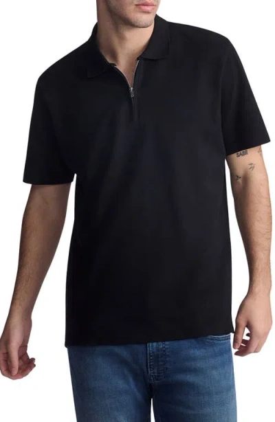 Mavi Jeans Quarter Zip Cotton Polo