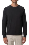 Mavi Jeans Raglan Sleeve Cotton Pullover In Pirate Black