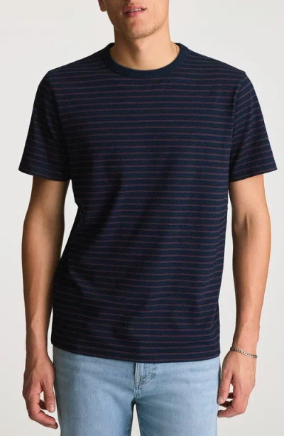 Mavi Jeans Regular Fit Stripe Cotton T-shirt In Blue