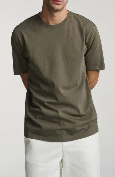 Mavi Jeans Relaxed Fit Cotton T-shirt In Green