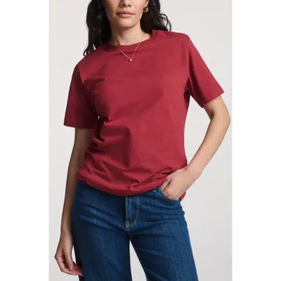 Mavi Jeans Relaxed Fit Cotton T-shirt In Brown