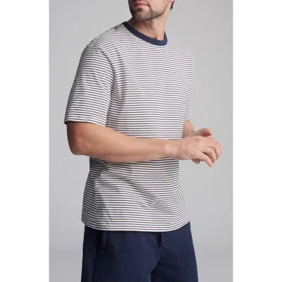 Mavi Jeans Relaxed Fit Stripe T-shirt In Blue