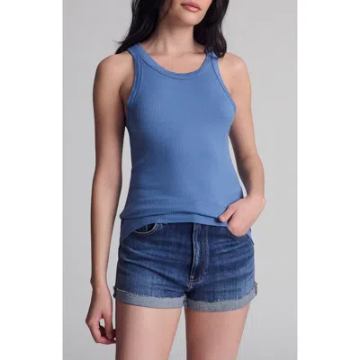 Mavi Jeans Rib Tank In Blue