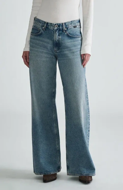 Mavi Jeans Sandy Low Waist Wide Leg Jeans In Light Brushed Classic D